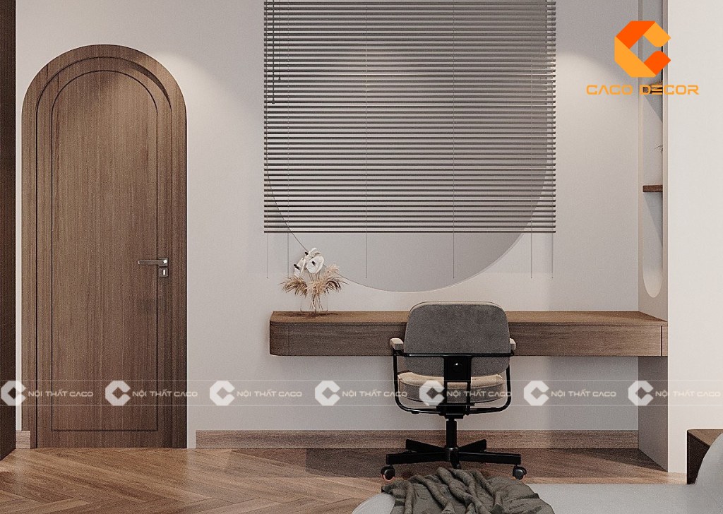 Thiết kế phòng học bé trai tối giản tinh tế