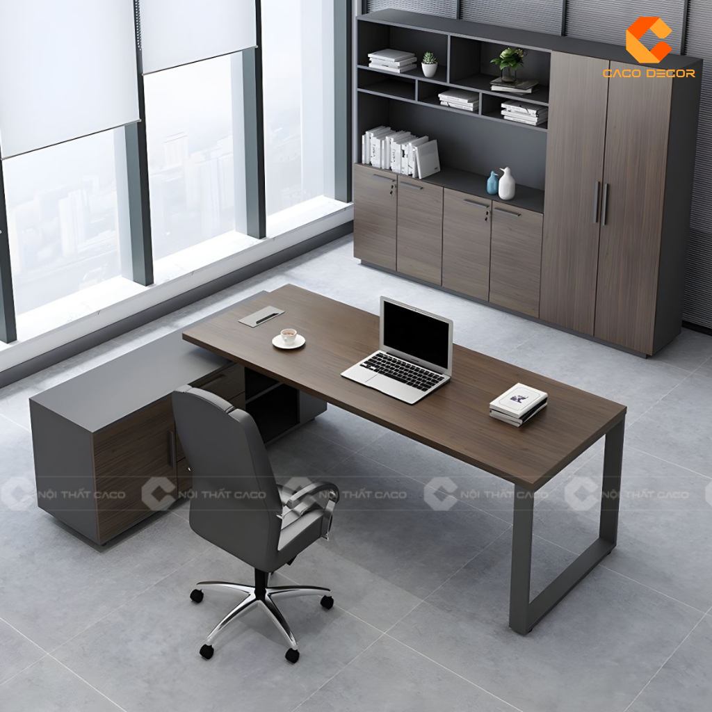 Bàn Giám Đốc Chân Sắt - 20+ Thiết Kế Đẹp, Giá Xưởng 17