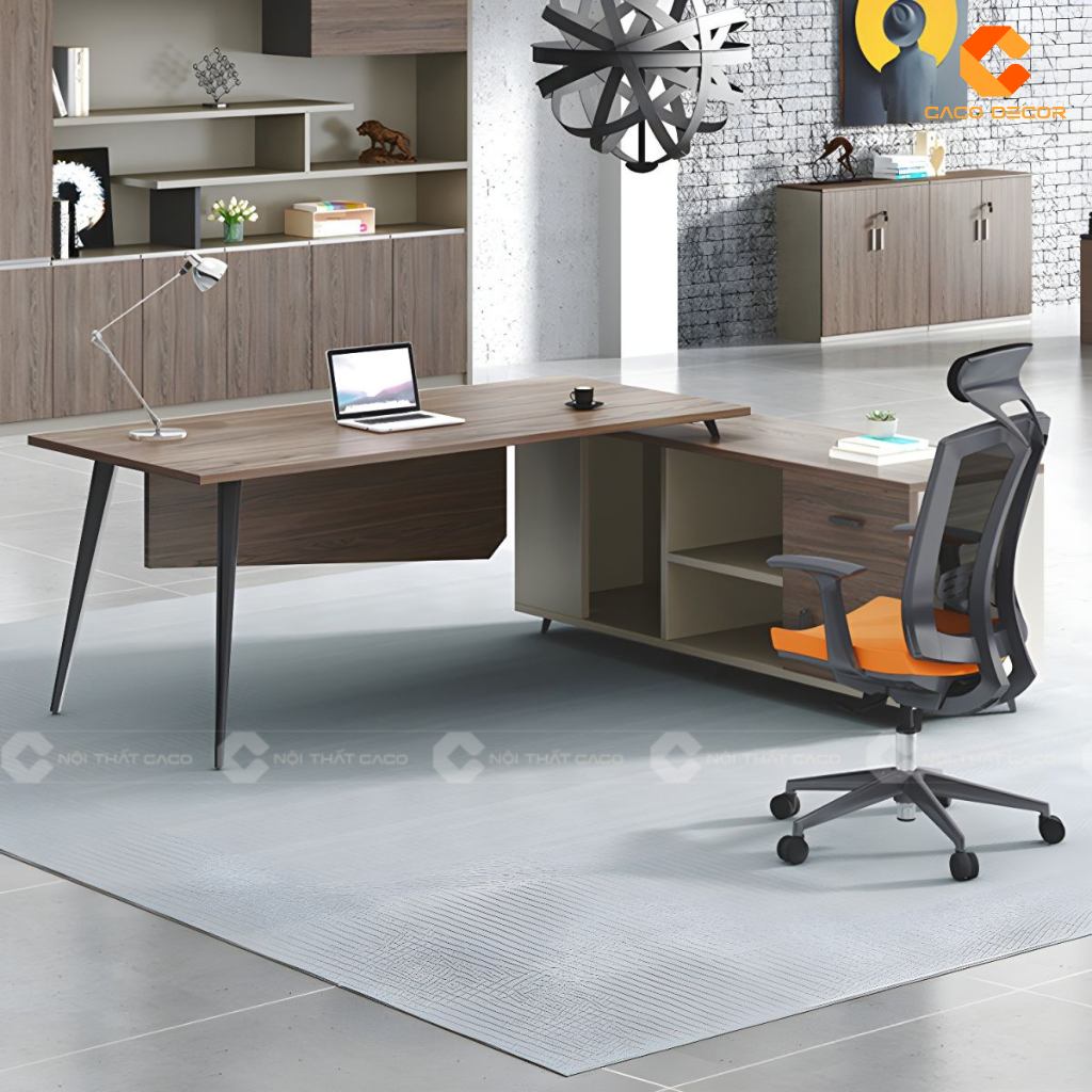 Bàn Giám Đốc Chân Sắt - 20+ Thiết Kế Đẹp, Giá Xưởng 16