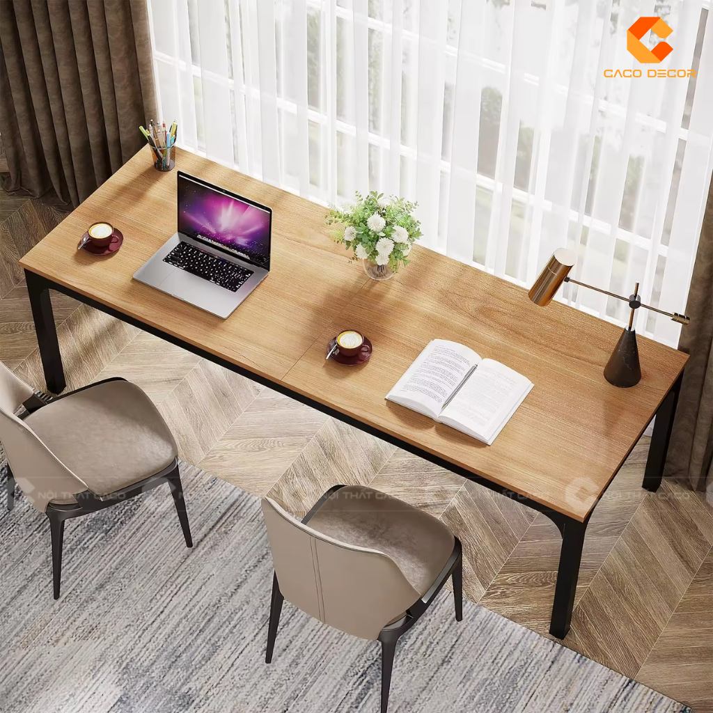 19+ Mẫu Bàn Làm Việc 2 Người Tại Nhà Đẹp, Tiện Lợi, Đáng Mua 10