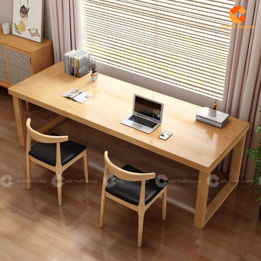 19+ Mẫu Bàn Làm Việc 2 Người Tại Nhà Đẹp, Tiện Lợi, Đáng Mua 13