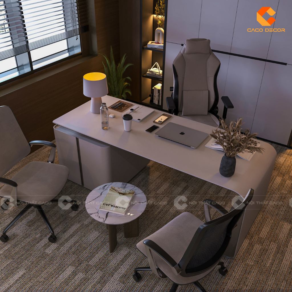 Bàn Giám Đốc 1m2 Đẹp, Nhỏ Gọn - 20 Mẫu Tối Ưu Văn Phòng 2026 8