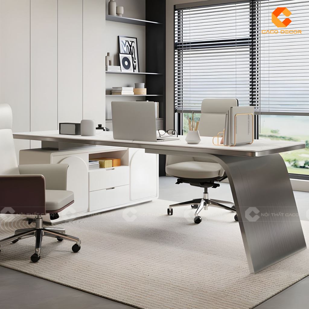 Bàn Giám Đốc 1m2 Đẹp, Nhỏ Gọn - 20 Mẫu Tối Ưu Văn Phòng 2026 6