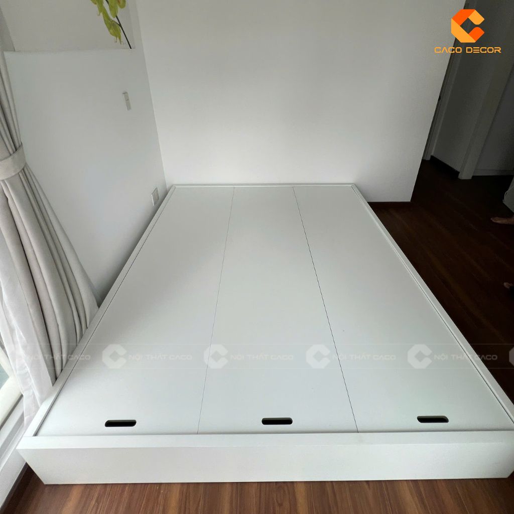 Giường ngủ sử dụng ván MDF chống ẩm bền đẹp