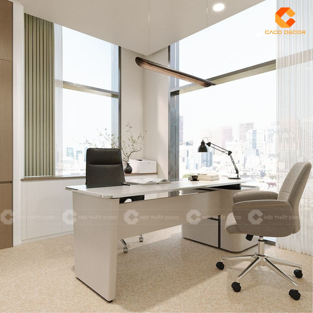 Bàn Giám Đốc 1m2 Đẹp, Nhỏ Gọn - 20 Mẫu Tối Ưu Văn Phòng 2026 3