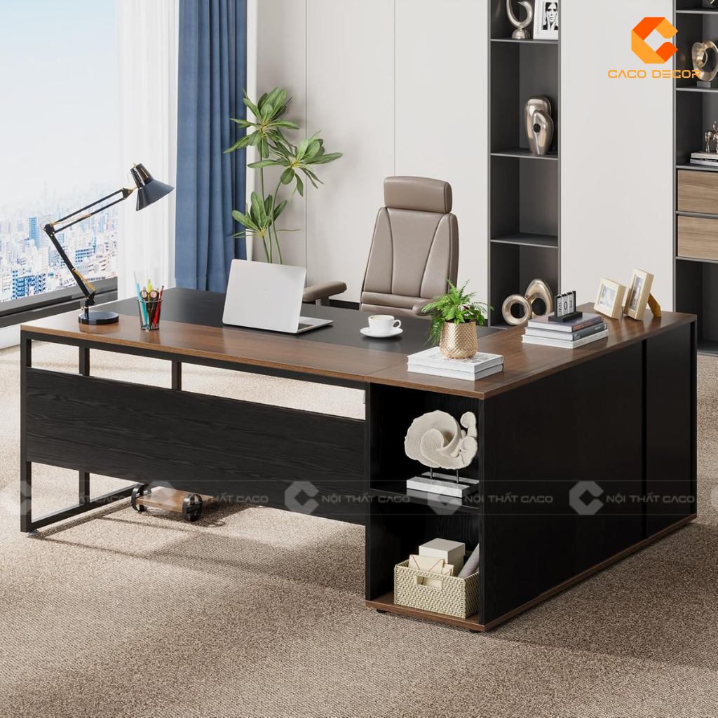 Bàn Giám Đốc Chân Sắt - 20+ Thiết Kế Đẹp, Giá Xưởng 8