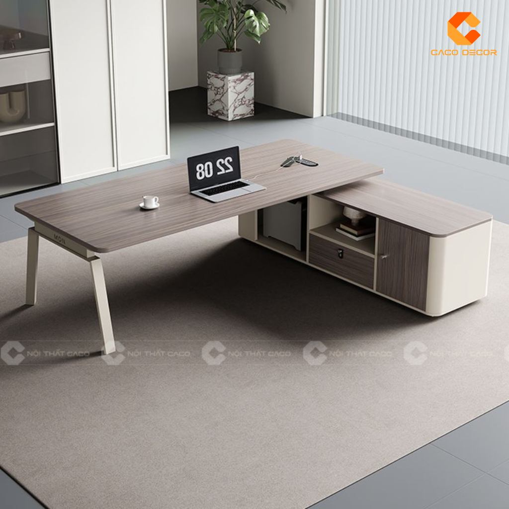 Bàn Giám Đốc Chân Sắt - 20+ Thiết Kế Đẹp, Giá Xưởng 1