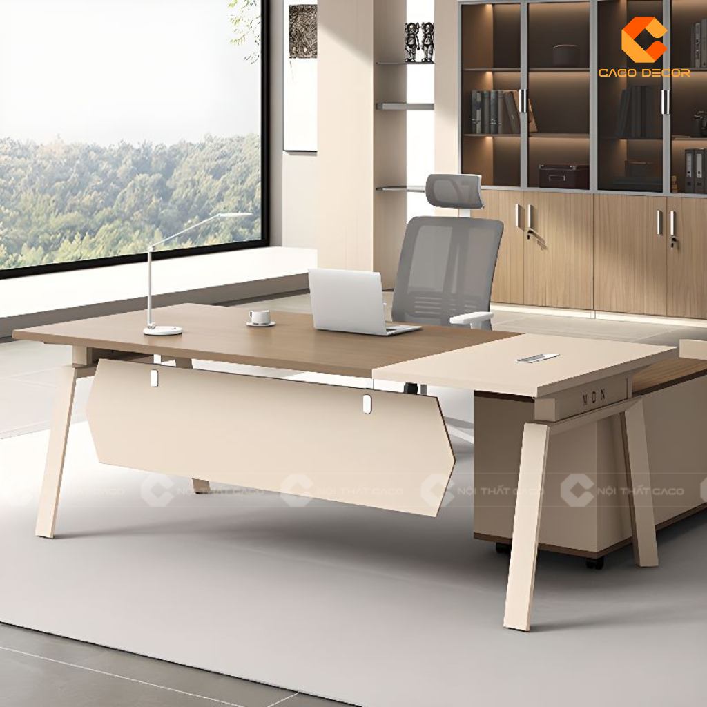 Bàn Giám Đốc Chân Sắt - 20+ Thiết Kế Đẹp, Giá Xưởng 19