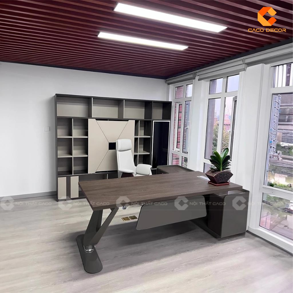 Bàn Giám Đốc Chân Sắt - 20+ Thiết Kế Đẹp, Giá Xưởng 21