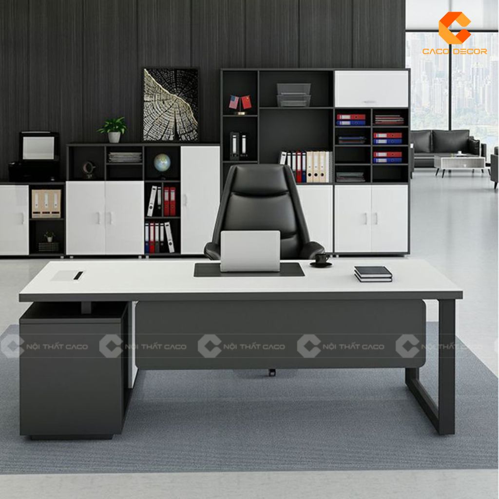 Bàn Giám Đốc Chân Sắt - 20+ Thiết Kế Đẹp, Giá Xưởng 22