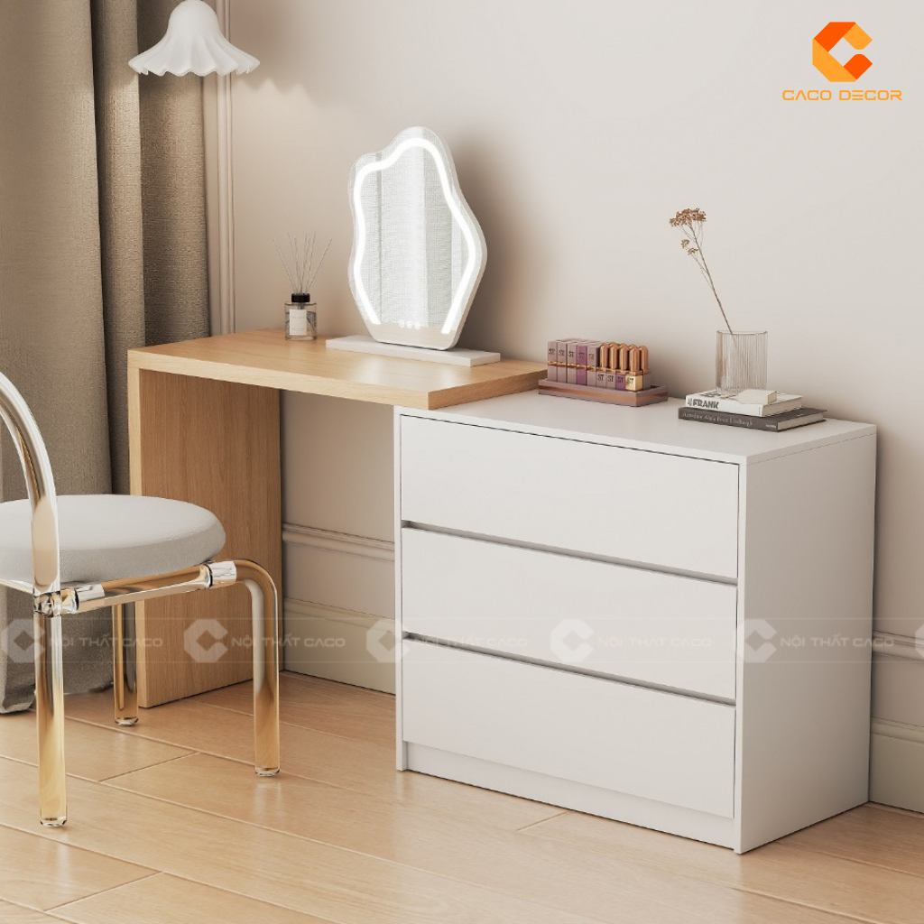 15 Mẫu Bàn Trang Điểm Kết Hợp Bàn Làm Việc Đẹp Nhất 2026 14