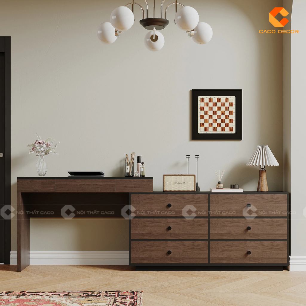 15 Mẫu Bàn Trang Điểm Kết Hợp Bàn Làm Việc Đẹp Nhất 2026 4