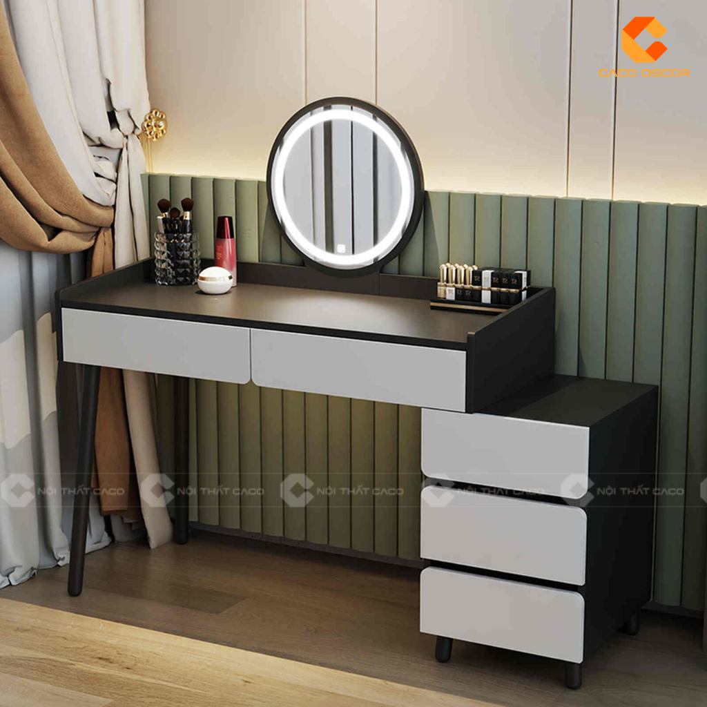 15 Mẫu Bàn Trang Điểm Kết Hợp Bàn Làm Việc Đẹp Nhất 2026 18