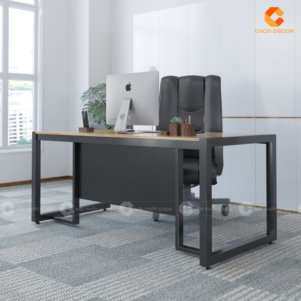 Bàn Giám Đốc Chân Sắt - 20+ Thiết Kế Đẹp, Giá Xưởng 23