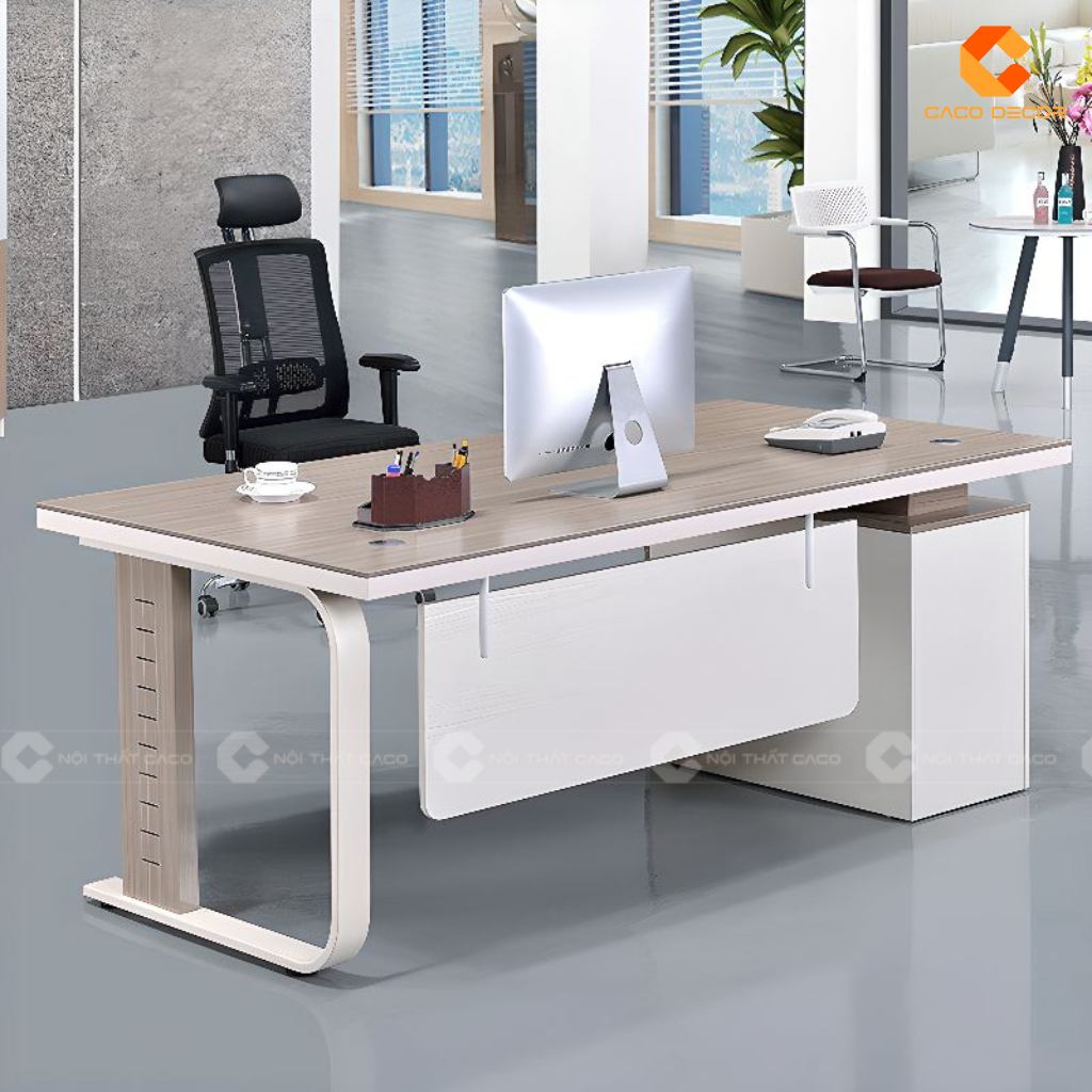 Bàn Giám Đốc Chân Sắt - 20+ Thiết Kế Đẹp, Giá Xưởng 24