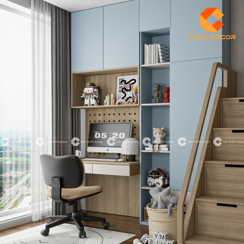 Mẫu bàn học cho học sinh cấp 2 bền đẹp, được yêu thích 10