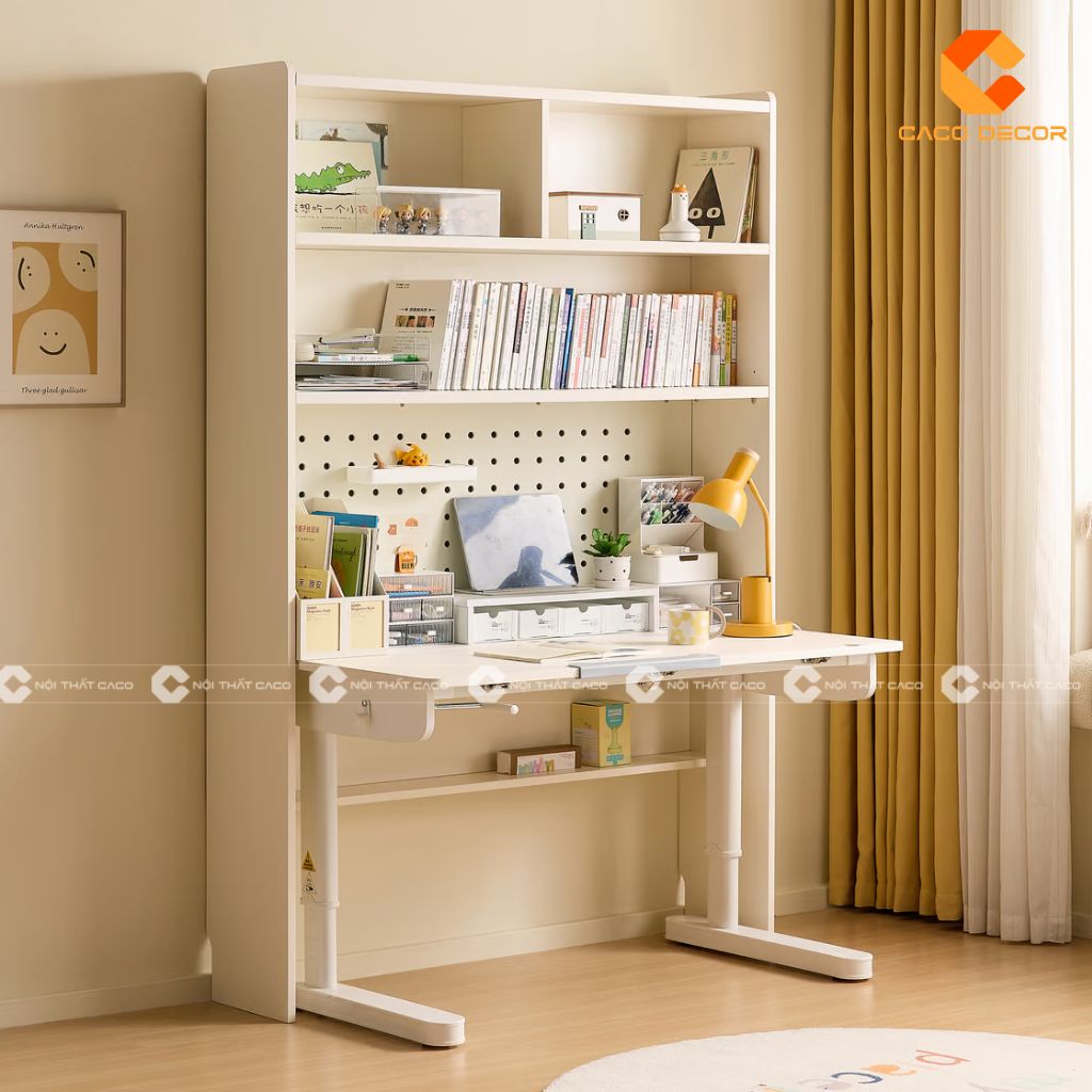 Ba mẹ có nên chọn mua bàn học giá sách cho bé không? 12