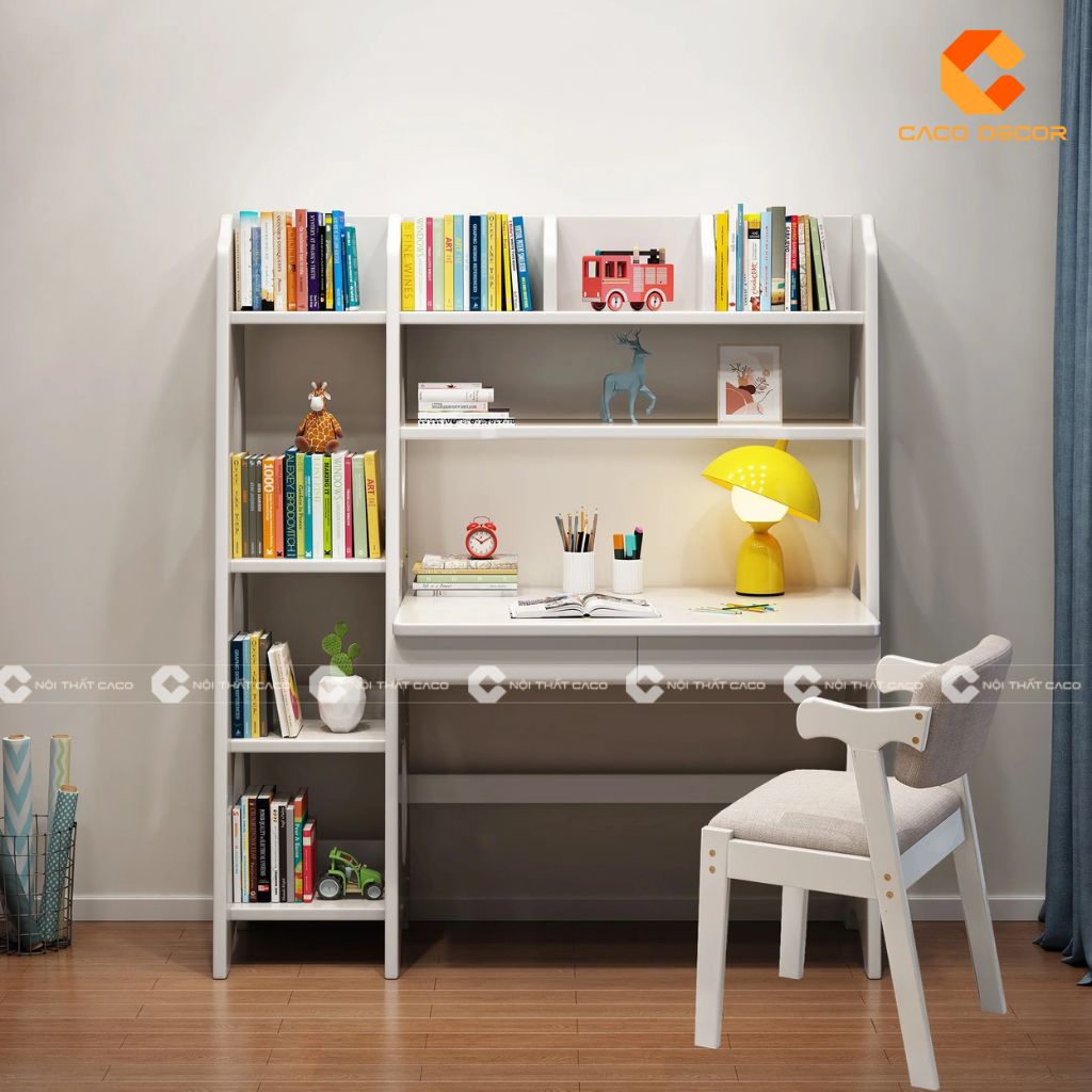 Ba mẹ có nên chọn mua bàn học giá sách cho bé không? 4