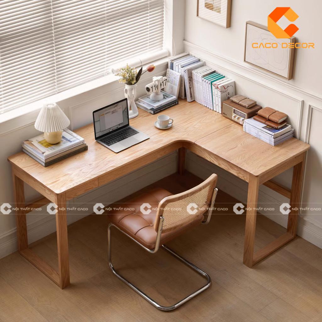 TOP 20 mẫu bàn học gỗ sồi đẹp, bền, giá xưởng hấp dẫn 6