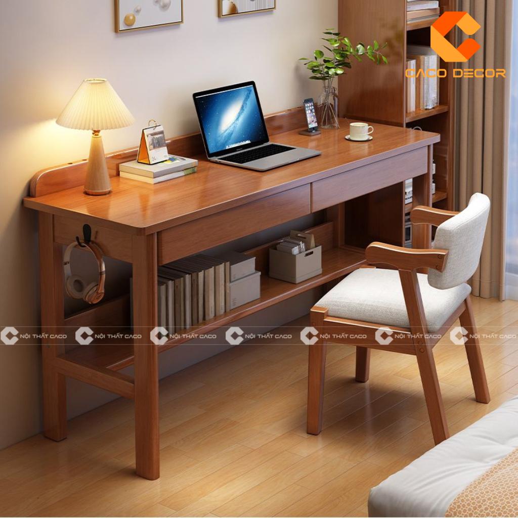 TOP 20 mẫu bàn học gỗ sồi đẹp, bền, giá xưởng hấp dẫn 7