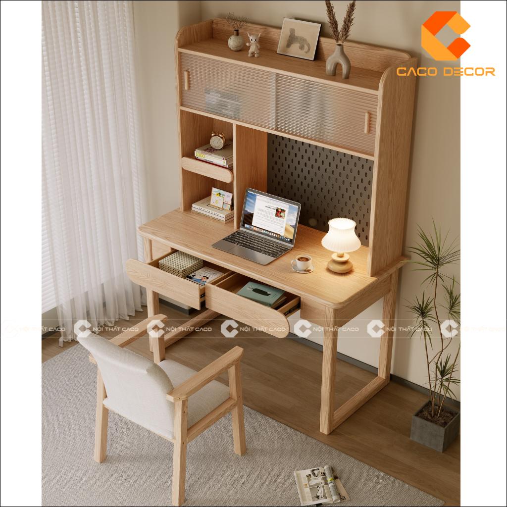 TOP 20 mẫu bàn học gỗ sồi đẹp, bền, giá xưởng hấp dẫn 9