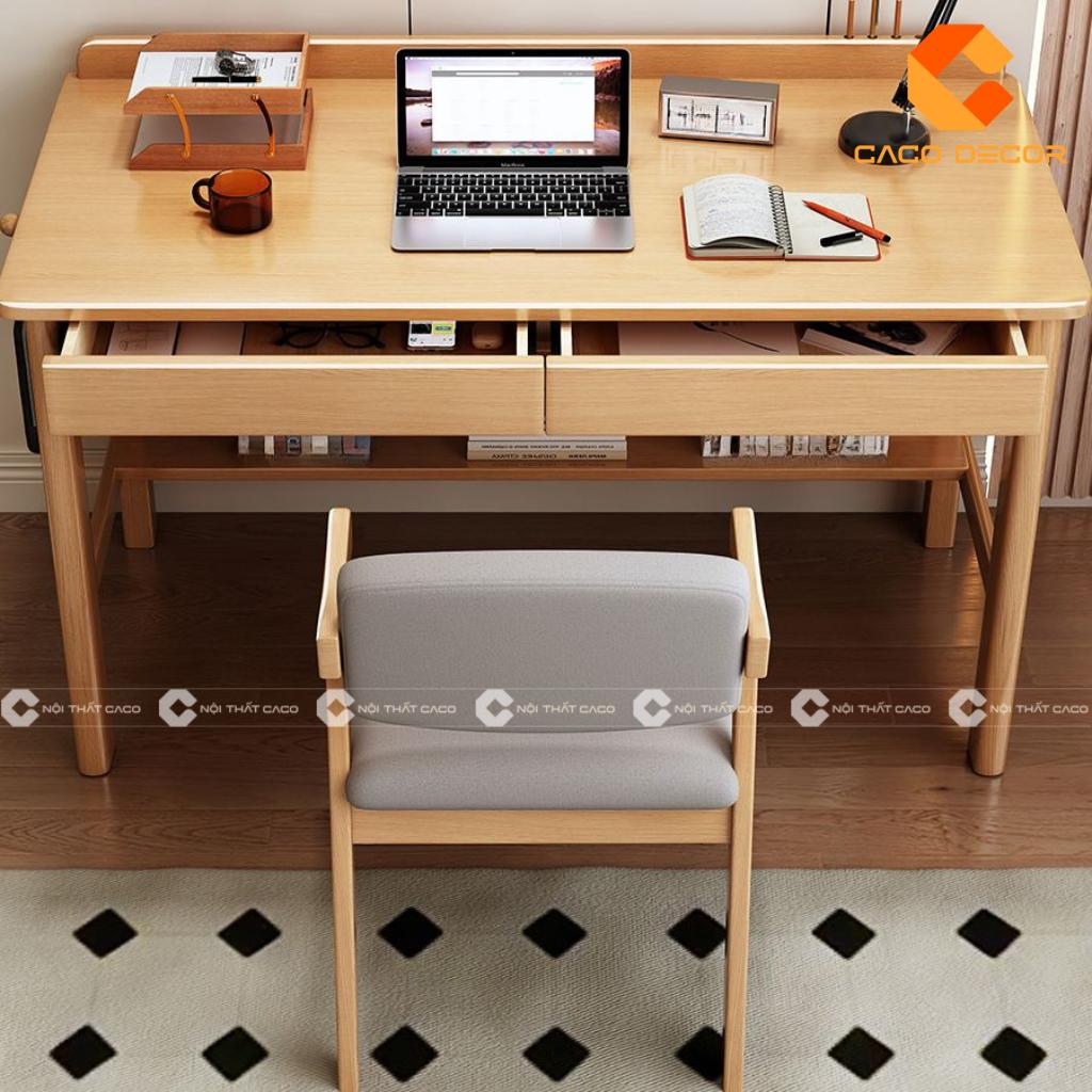 TOP 20 mẫu bàn học gỗ sồi đẹp, bền, giá xưởng hấp dẫn 17
