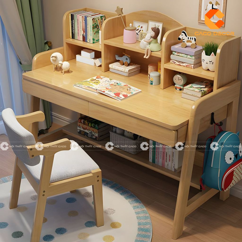 Bàn học tiểu học gồm có loại nào? Mua ở đâu đẹp, giá xưởng? 1