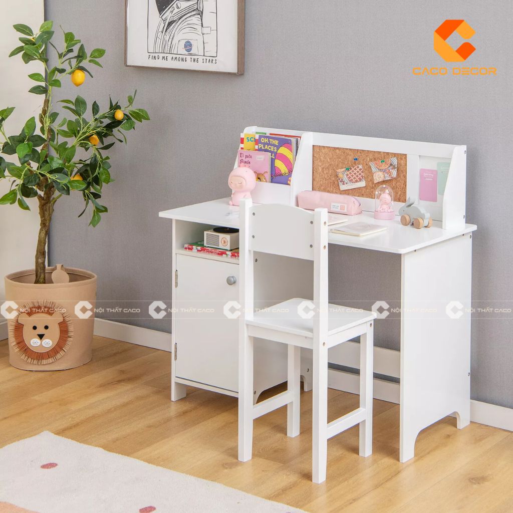 Bàn học tiểu học gồm có loại nào? Mua ở đâu đẹp, giá xưởng? 17