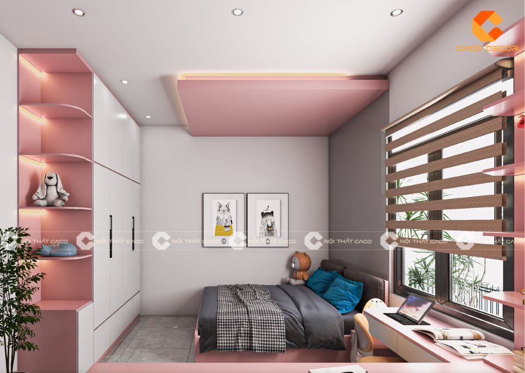 TOP 25+ mẫu phòng ngủ cho bé gái 10 tuổi đẹp cực đáng yêu 17