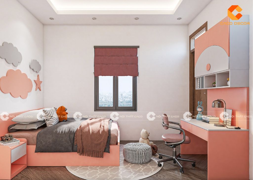 TOP 25+ mẫu phòng ngủ cho bé gái 10 tuổi đẹp cực đáng yêu 20