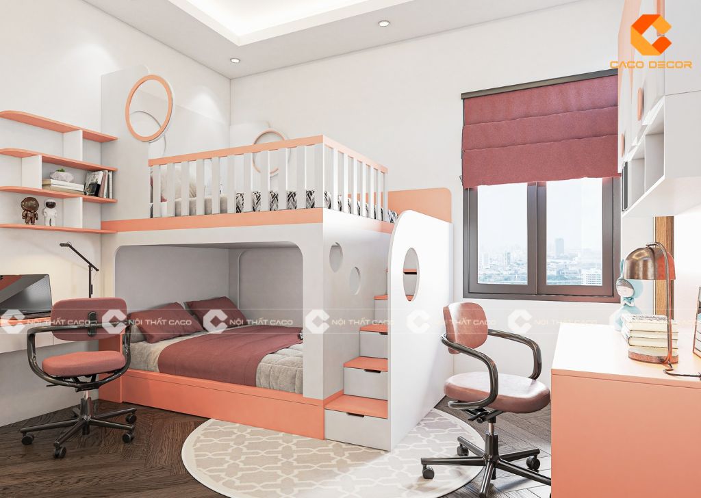 TOP 25+ mẫu phòng ngủ cho bé gái 10 tuổi đẹp cực đáng yêu 21