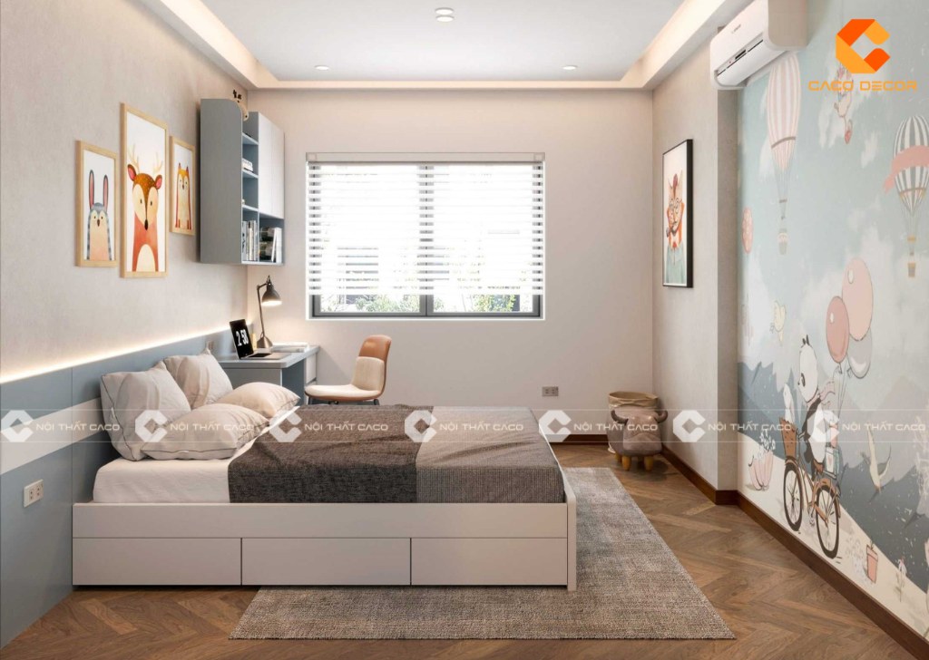 25+ mẫu phòng ngủ cho bé trai hiện đại, đẹp, nam tính 5