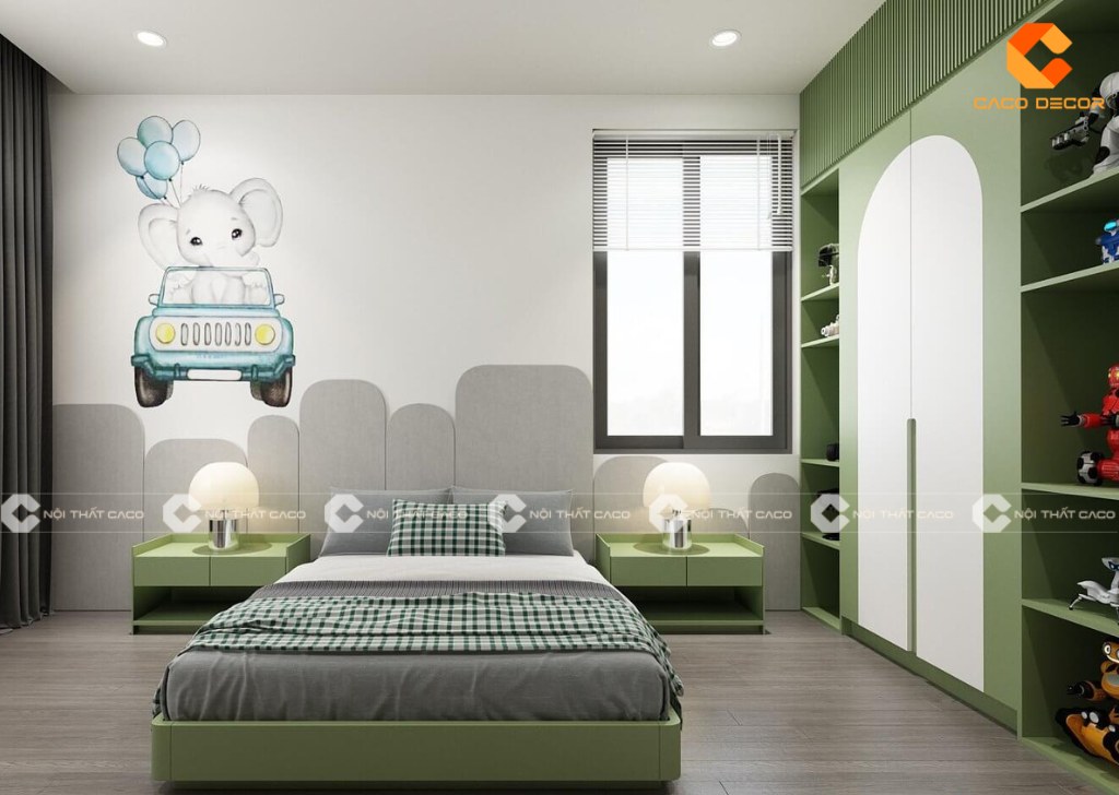 25+ mẫu phòng ngủ cho bé trai hiện đại, đẹp, nam tính 13