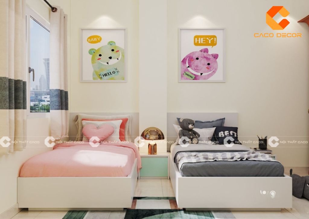 TOP 20+ mẫu phòng ngủ cho bé trai và bé gái đẹp dễ thương 8