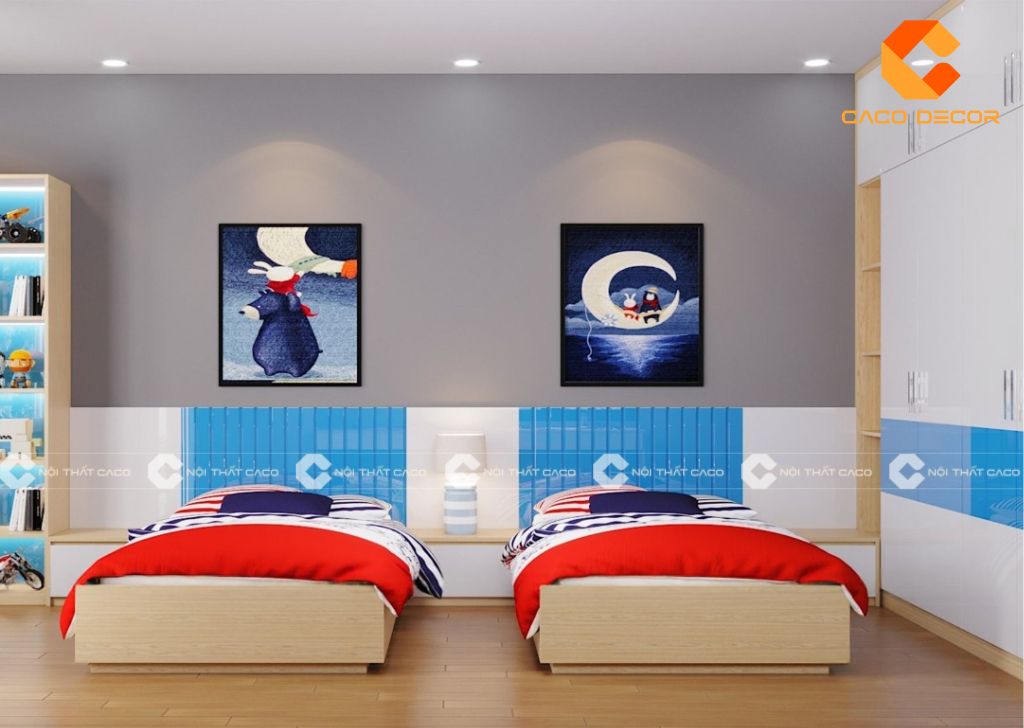 TOP 20+ mẫu phòng ngủ cho bé trai và bé gái đẹp dễ thương 17