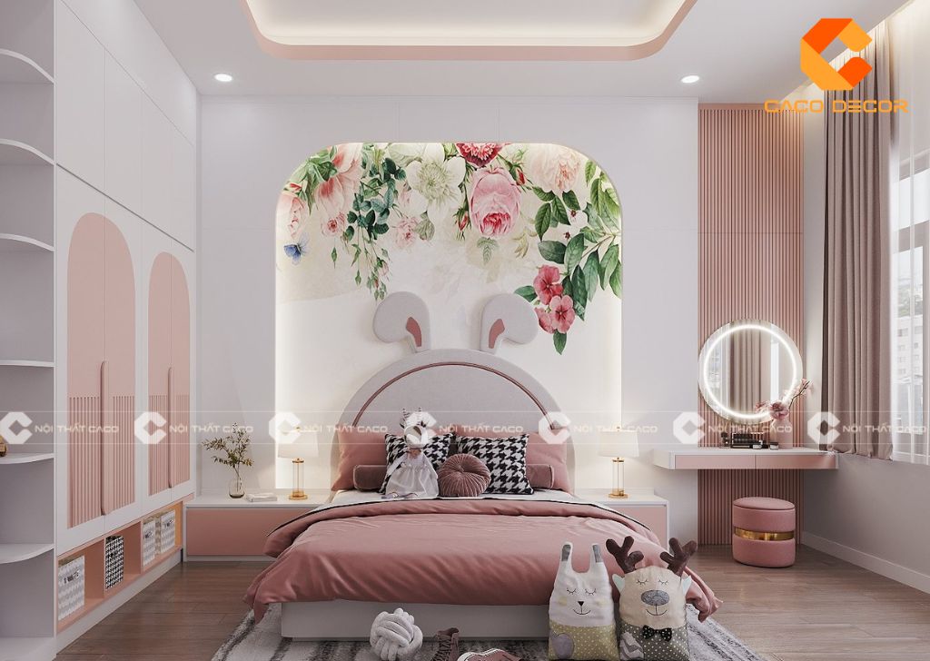 TOP 20+ mẫu phòng ngủ cho bé trai và bé gái đẹp dễ thương 22