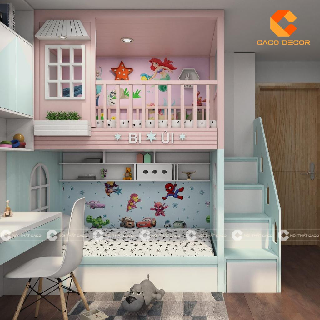 Địa chỉ mua giường tầng cho bé trai và gái uy tín, giá rẻ Quận 8 6
