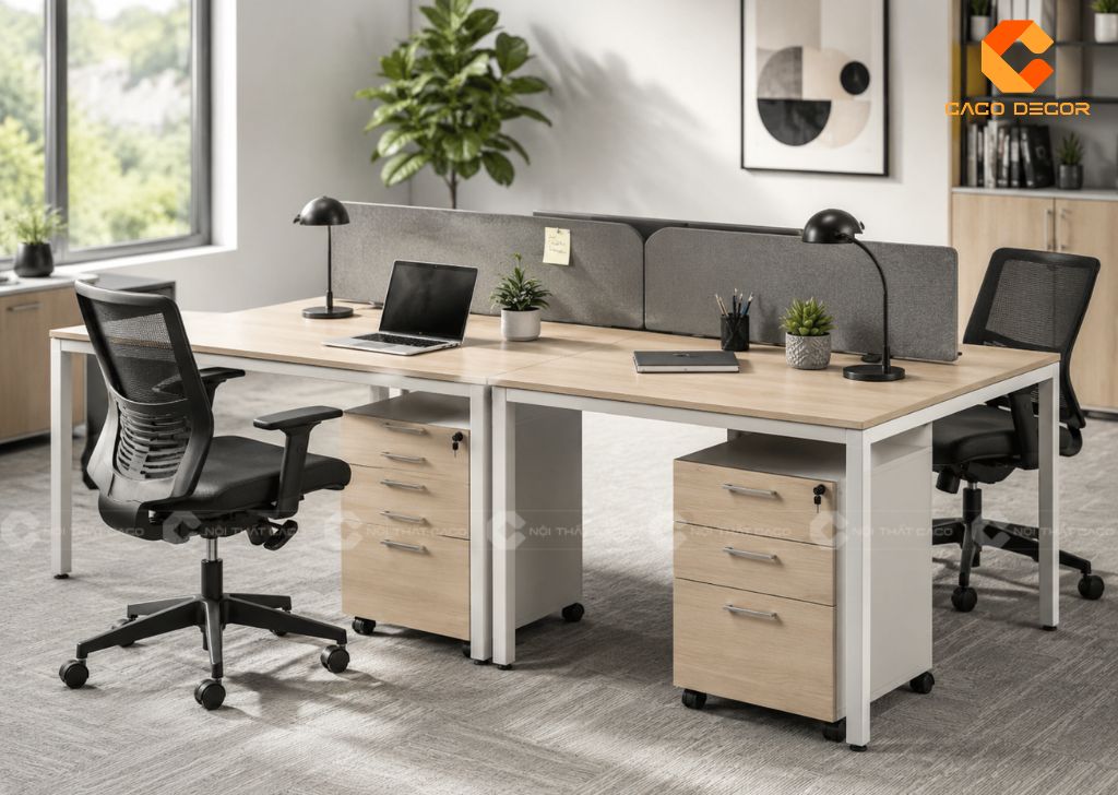 Bàn Làm Việc Nhân Viên Giá Rẻ, Sản Xuất Tại Xưởng 7