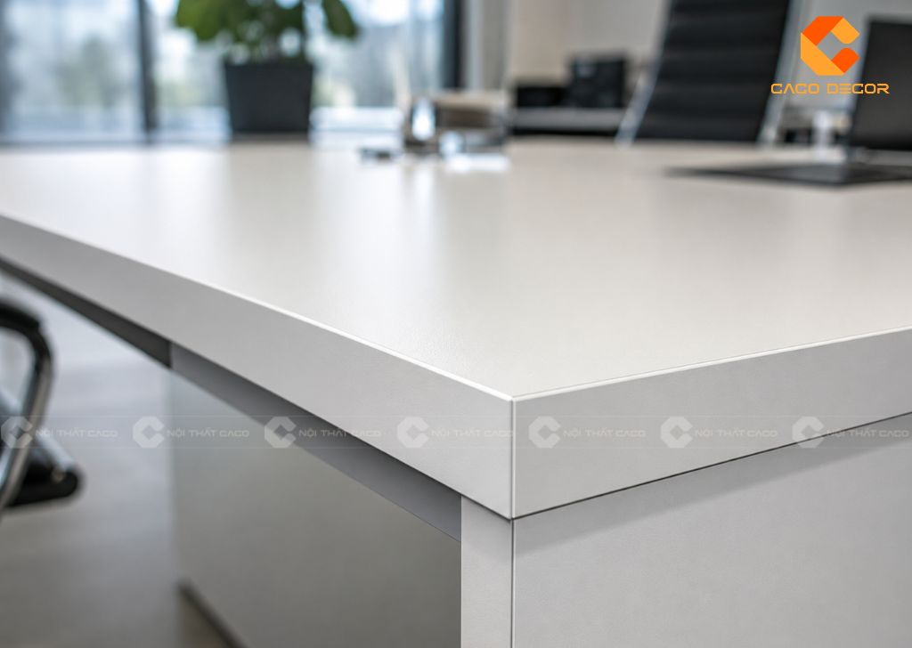  25+ Mẫu Bàn Giám Đốc Màu Trắng Hiện Đại, Cao Cấp, Mới Nhất 12