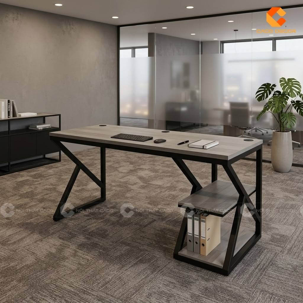 Mẫu bàn chữ K dành cho cuộc họp nhỏ đẹp