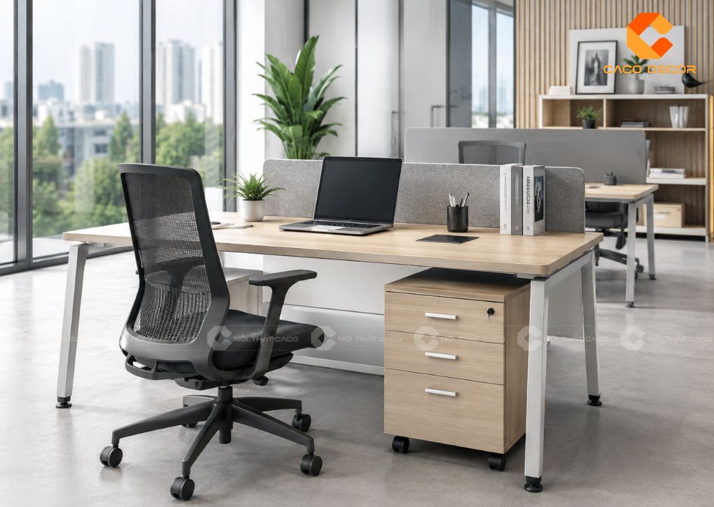 Bàn Làm Việc Nhân Viên Giá Rẻ, Sản Xuất Tại Xưởng 16