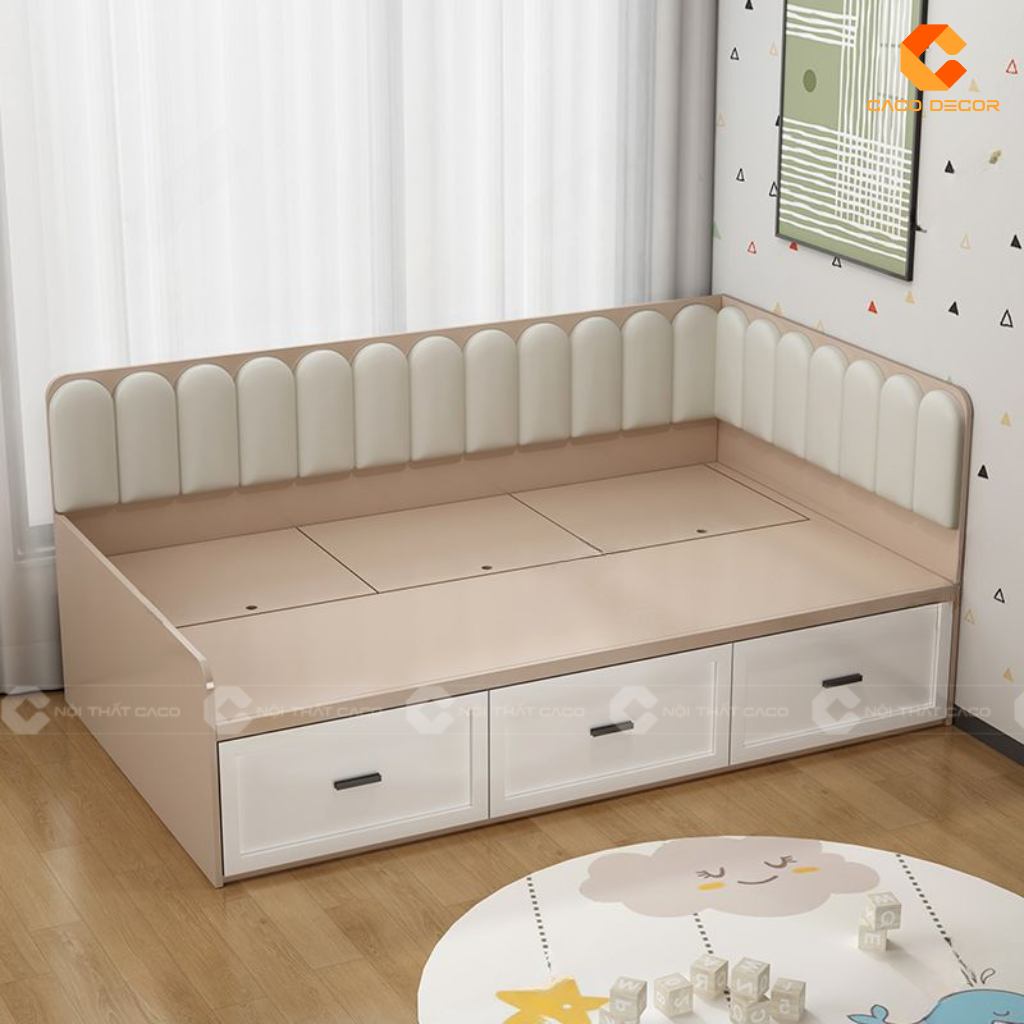20+ Giường Ngủ Gỗ Công Nghiệp Có Ngăn Kéo Giá Rẻ TPHCM 3