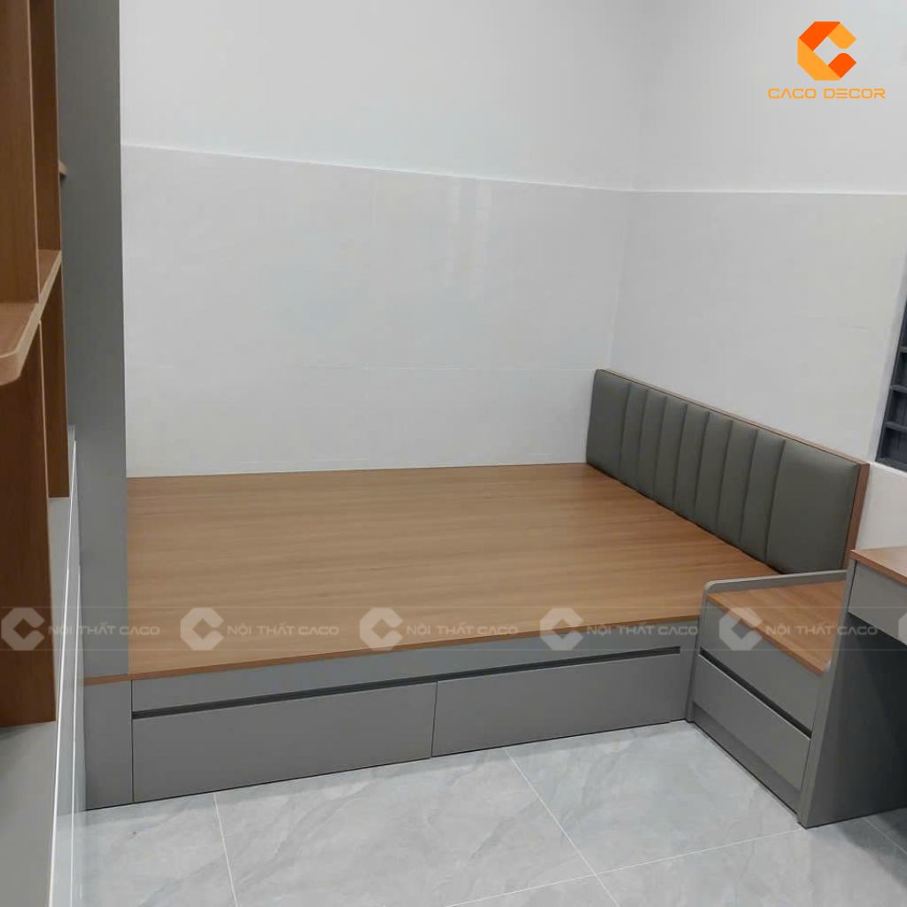 20+ Giường Ngủ Gỗ Công Nghiệp Có Ngăn Kéo Giá Rẻ TPHCM 9