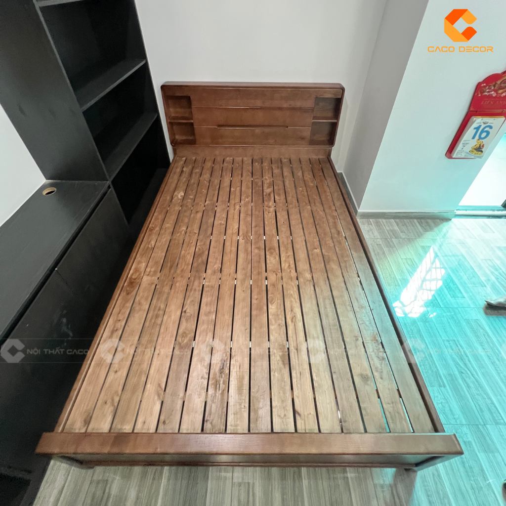Kết cấu giường ngủ chắc chắn, chịu lực tốt 400kg