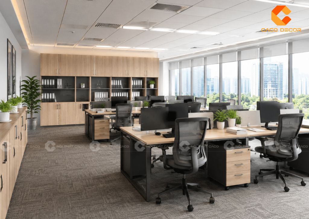 Bàn Làm Việc Nhân Viên Giá Rẻ, Sản Xuất Tại Xưởng 21