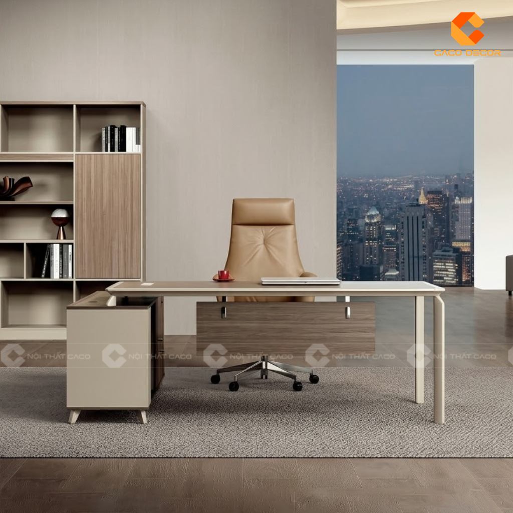 20 Mẫu Bàn Giám Đốc 2m Đẹp, Đẳng Cấp Cho Văn Phòng 8