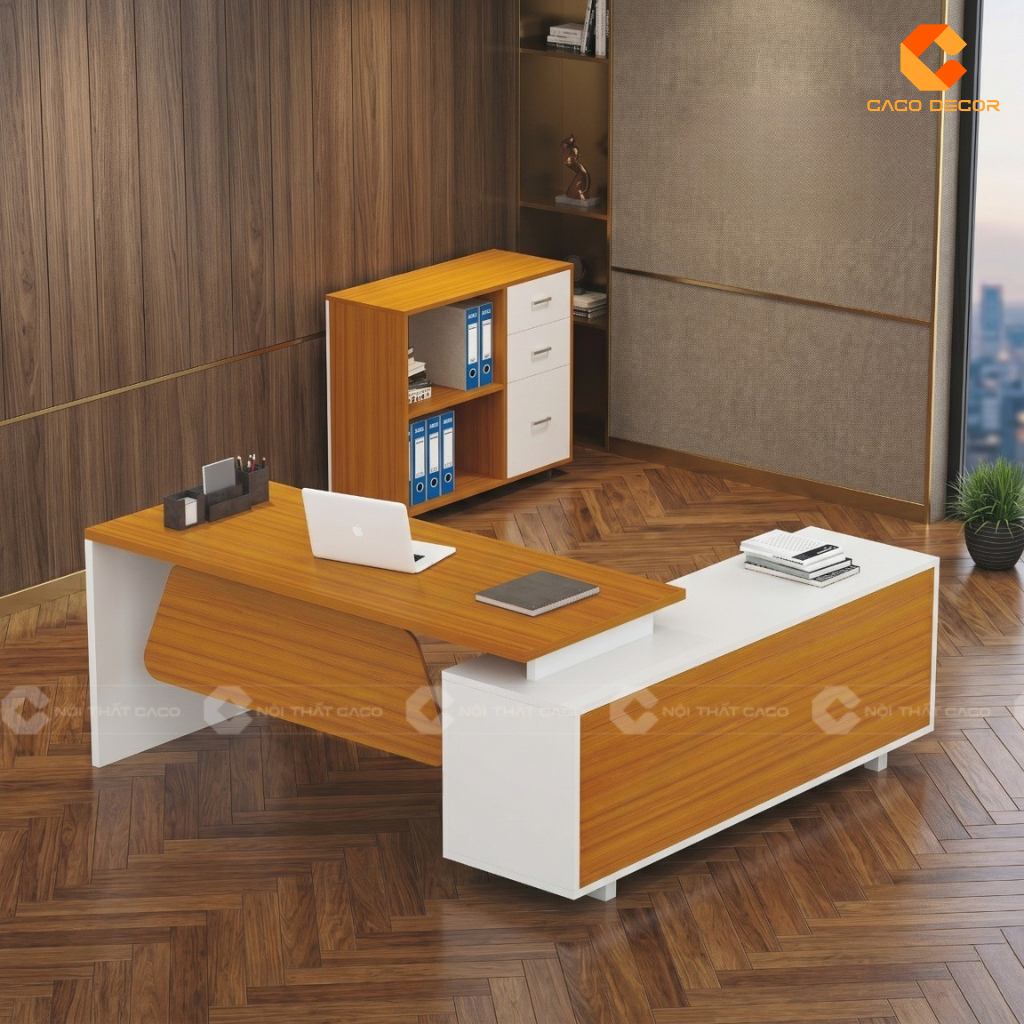 20 Mẫu Bàn Giám Đốc 2m Đẹp, Đẳng Cấp Cho Văn Phòng 4