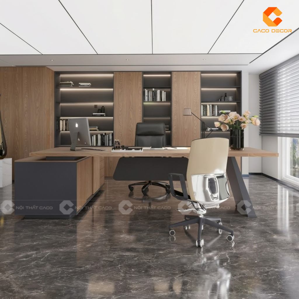 20 Mẫu Bàn Giám Đốc 2m Đẹp, Đẳng Cấp Cho Văn Phòng 2