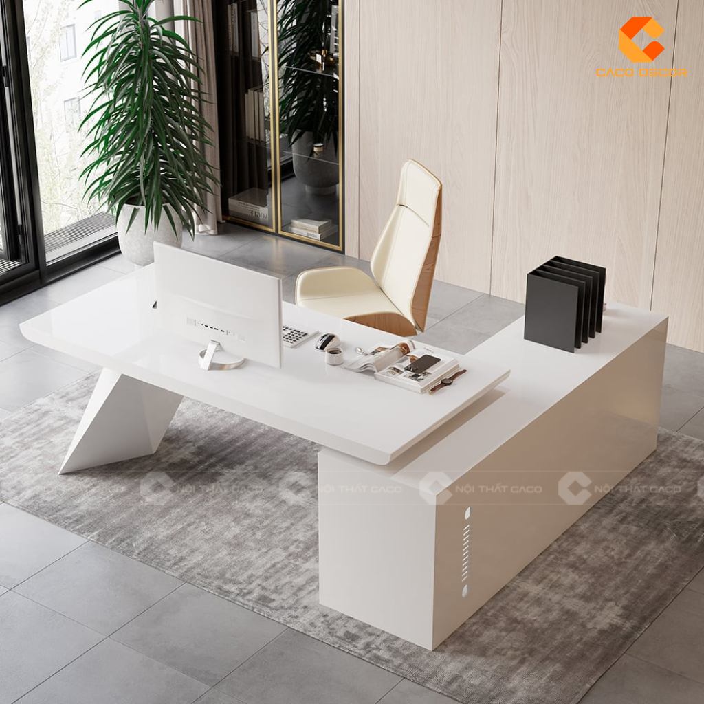 20 Mẫu Bàn Giám Đốc 2m Đẹp, Đẳng Cấp Cho Văn Phòng 1