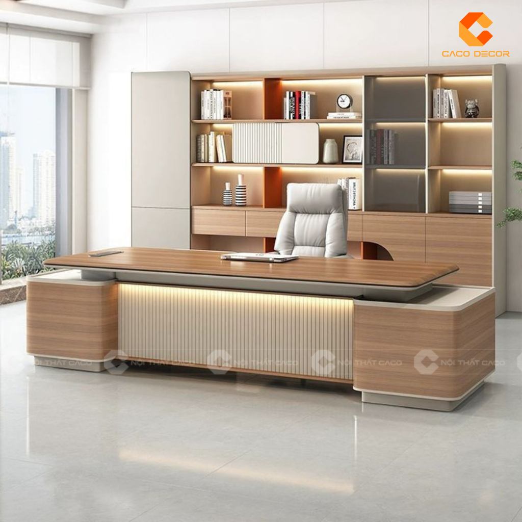Bàn Giám Đốc Bằng Gỗ Chọn Loại Nào? So Sánh Chi Tiết A - Z 11